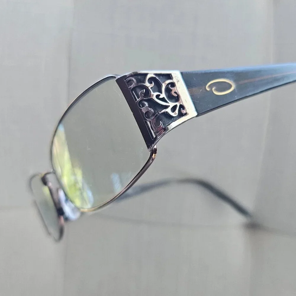Vintage Oscar De La Renta Women Eyeglasses Frame OSL11 Eyewear Bronze Tone Glass